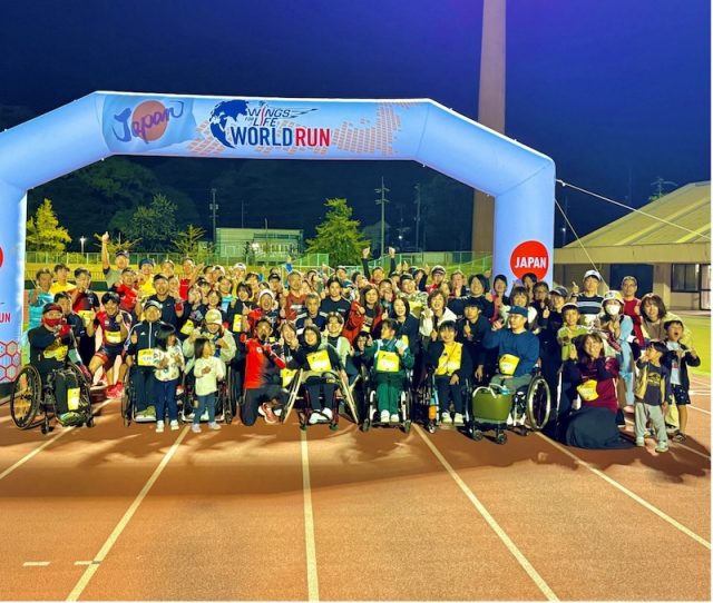 Wings for Life World Run 福山の様子