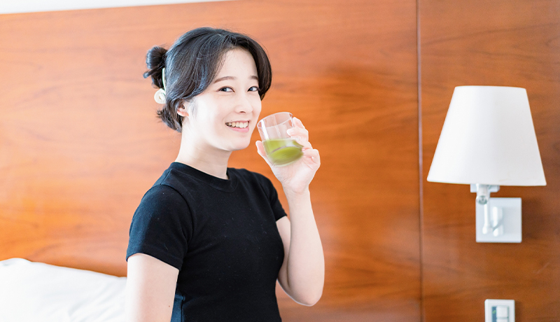 お風呂上がりに1杯飲む