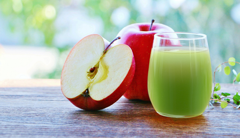 フルーツジュースに溶かして飲む