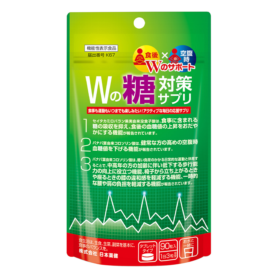 Wの糖対策サプリ